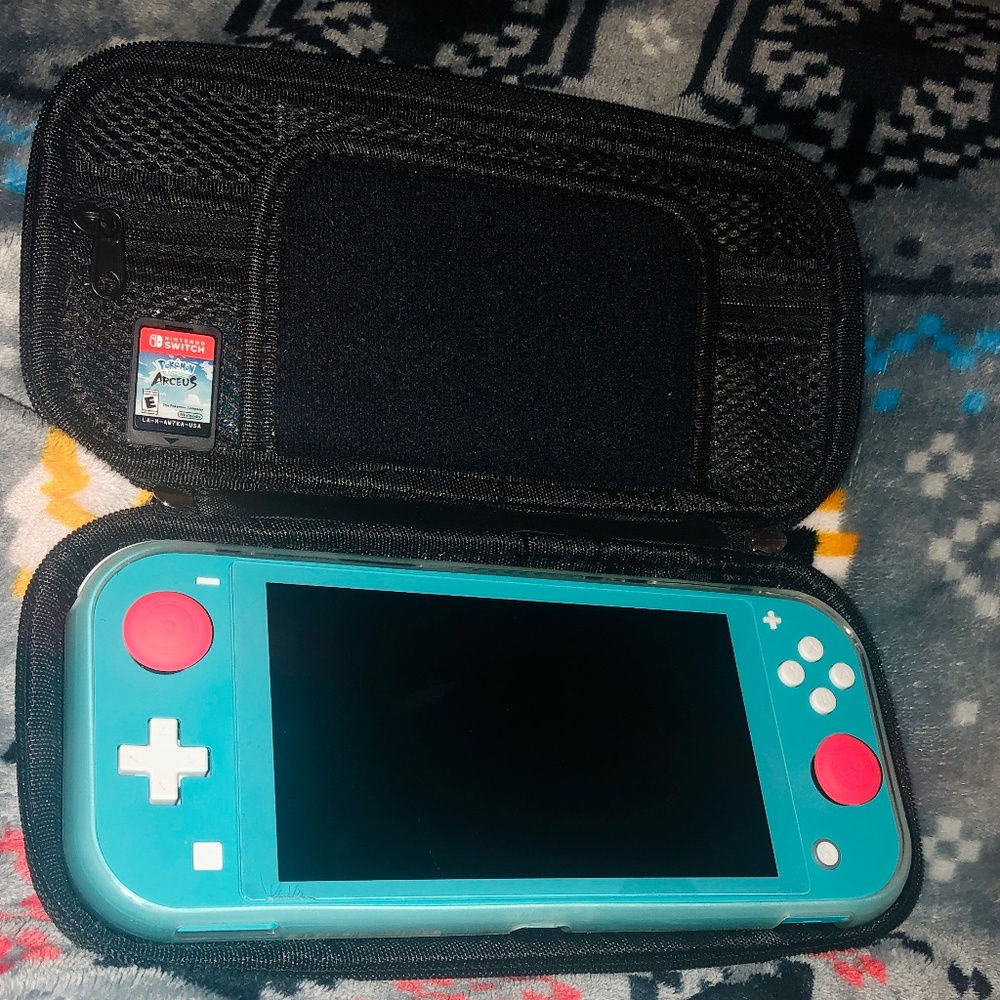 Nintendo Swith Lite with Pokémon Arceus Legends & Travel Case